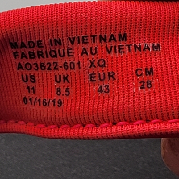 Nike Bella Kai Flip Flops Thongs Sandals Women 11 Dark Pink Comfort Memory Foam - Picture 6 of 8